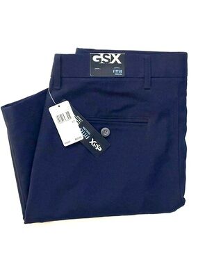 GSX by Grandslam Men’s Fitted Entallada Navy Blue Shorts